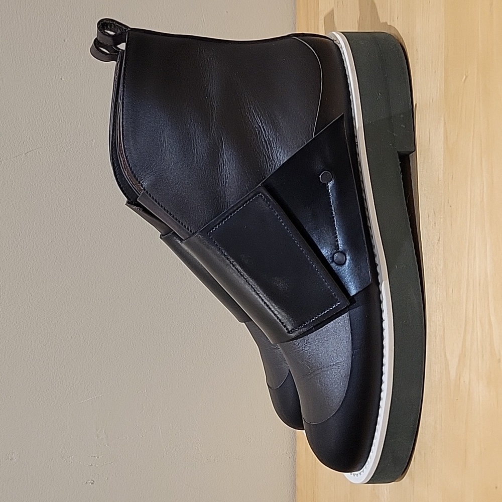Marni Black Leather Chelsea Boots - Picture 1 of 15